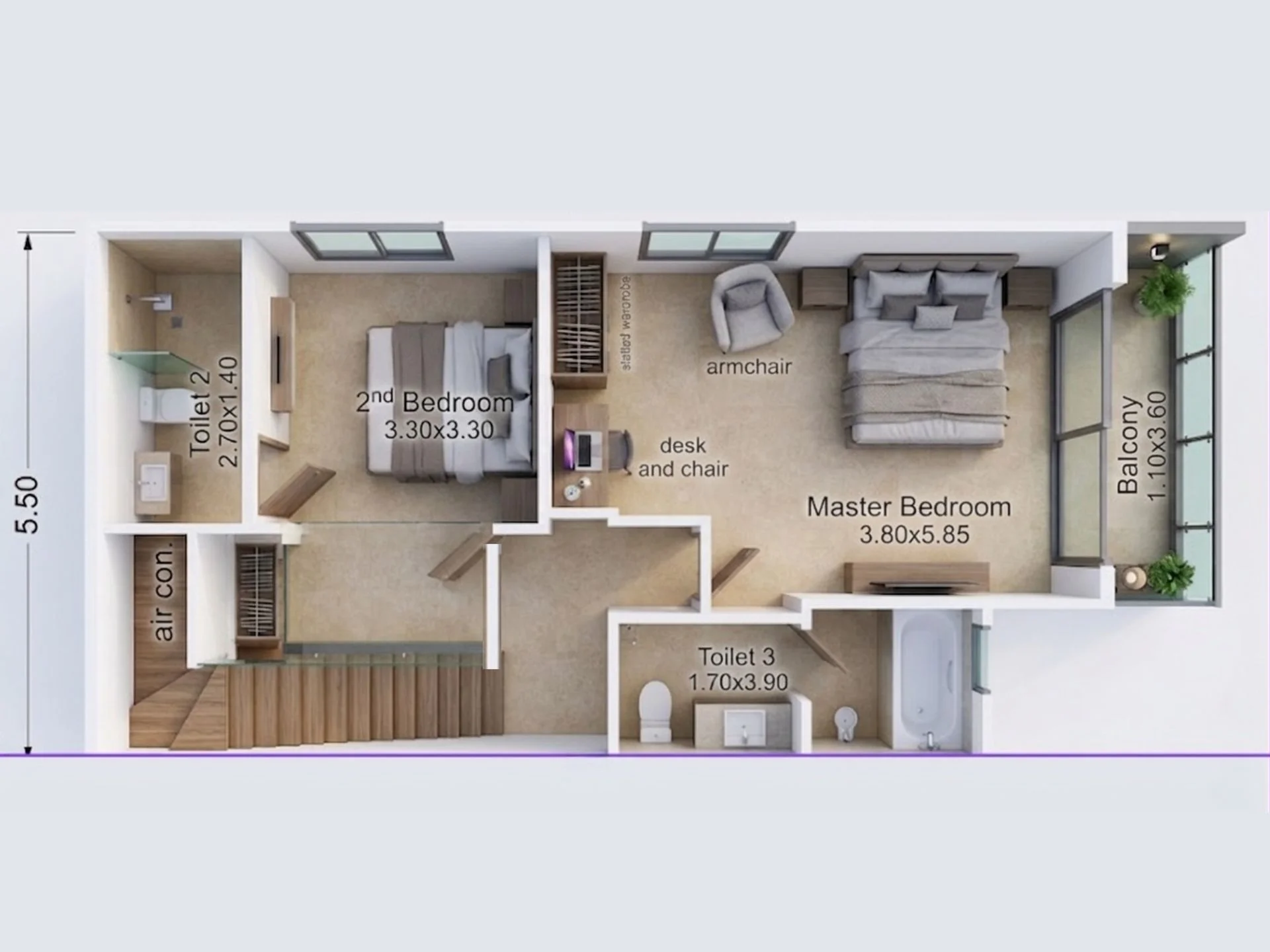 Unit Plan 2nd floorGoldena City Gems Villas  Kamala
